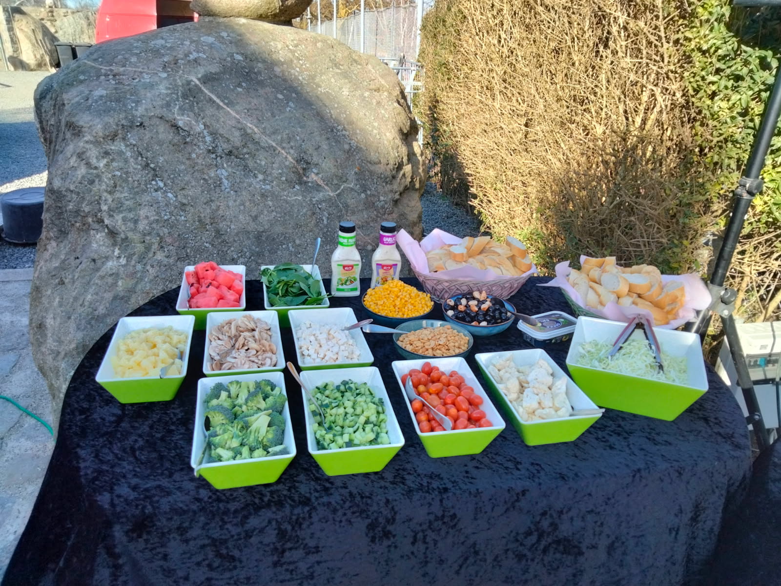 Salatbar til selskab og fest